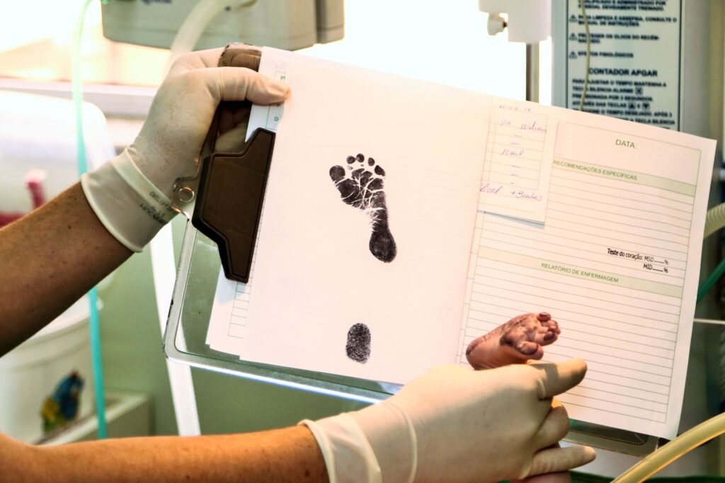 A detailed birth plan document outlining preferences for labor and delivery