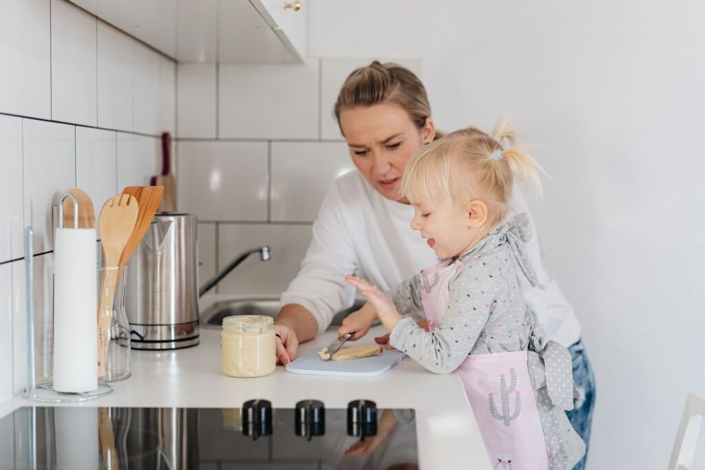 Children learning to cook can foster a love for food and family bonding