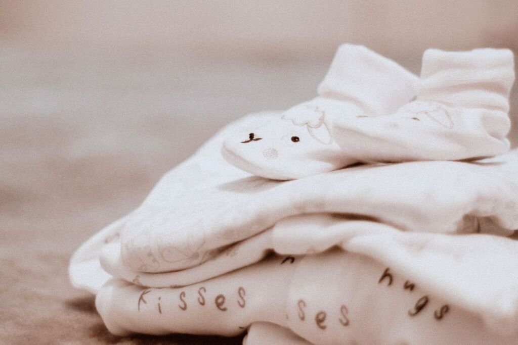 A collection of newborn essentials ready for the hospital