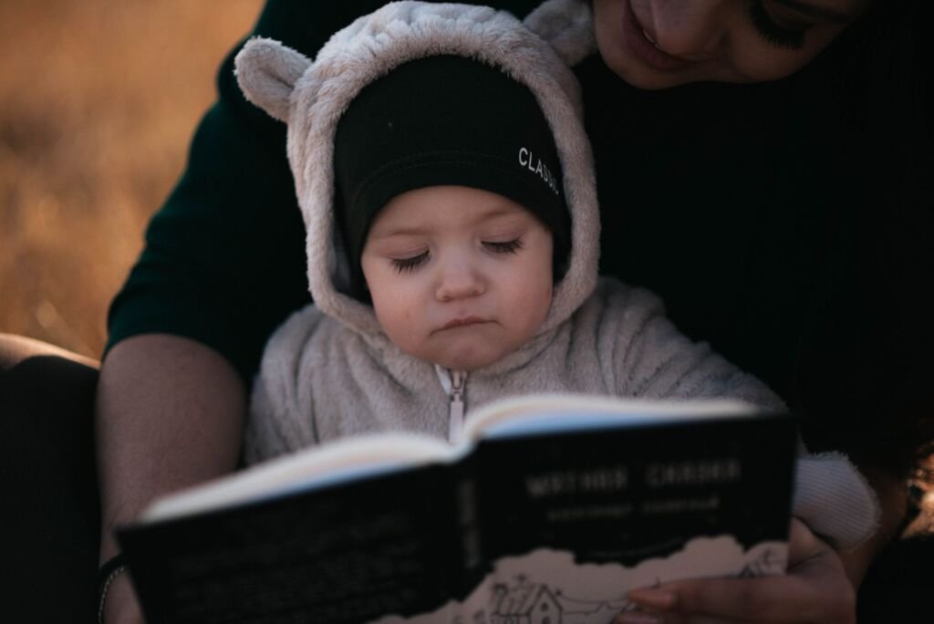 Reading together helps enhance language skills and bonding
